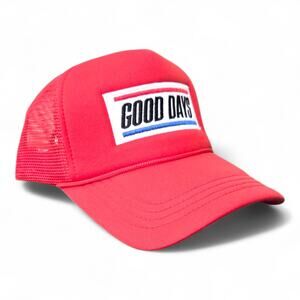 Good Days NY Trucker Hat Classic Red Logo Adjustable Snapback New With Tags